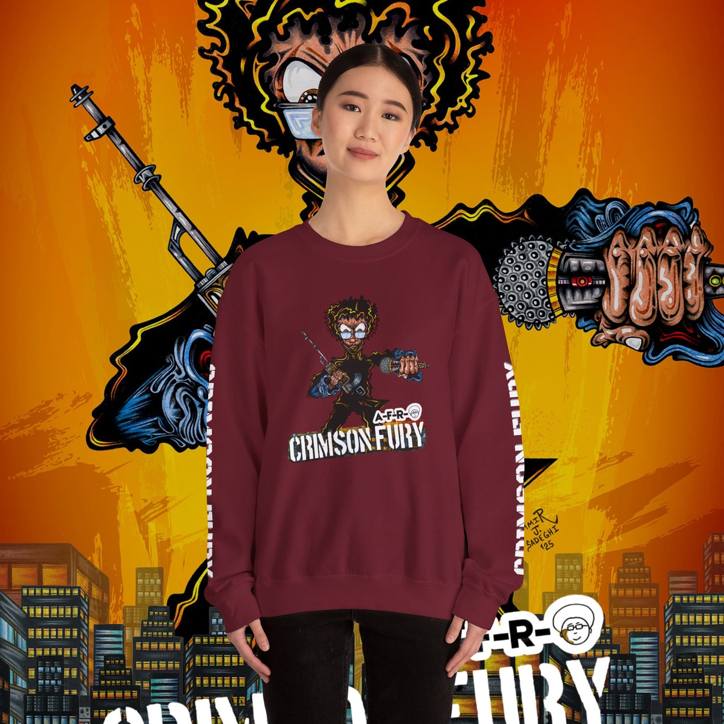 Crimson Fury - Crewneck