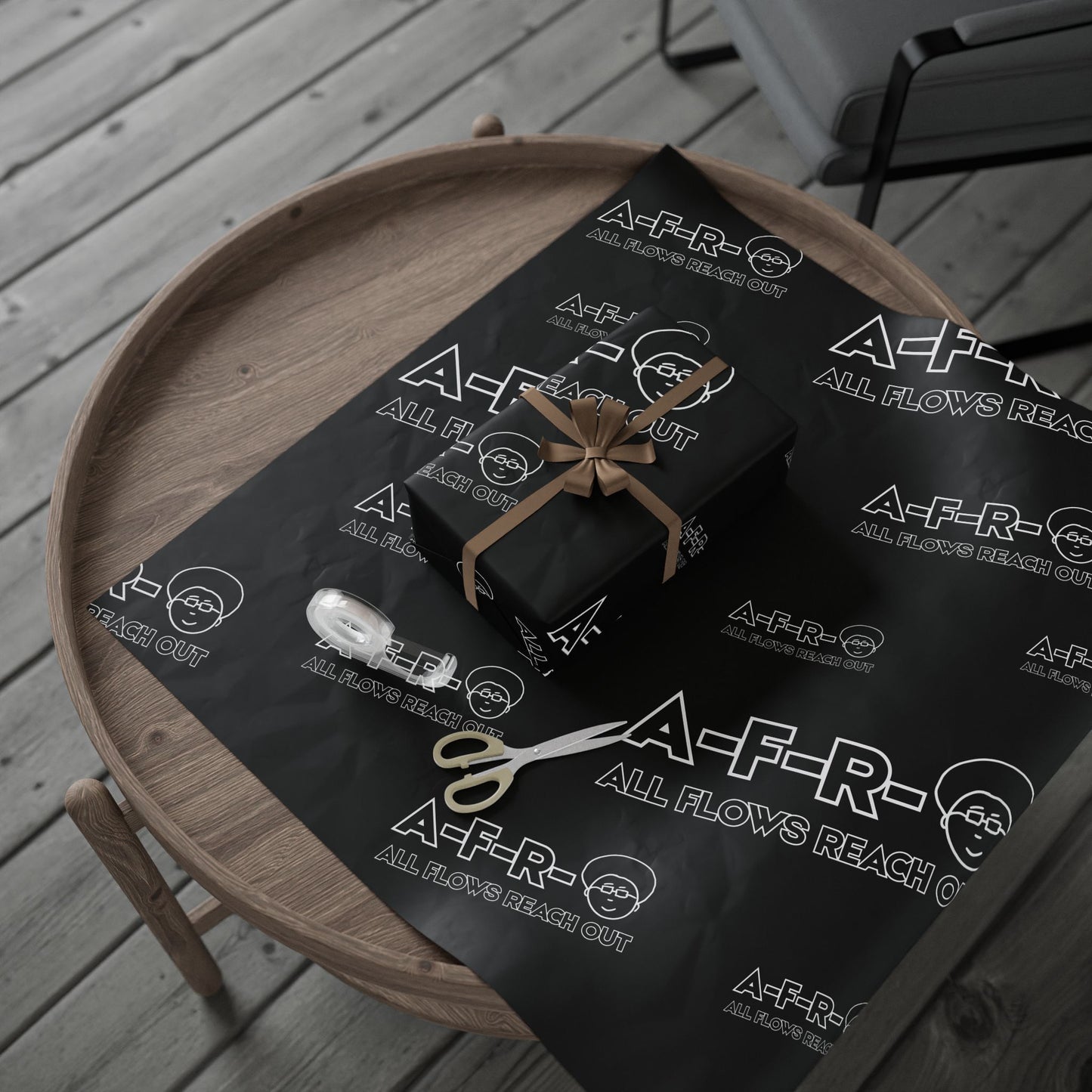 A-F-R-O Wrapping Paper