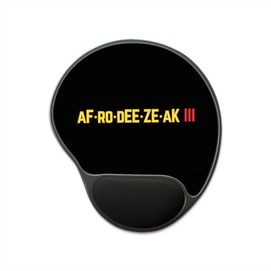 AFRODEEZEAK 3 Logo - Mouse Pad with Wrist Rest