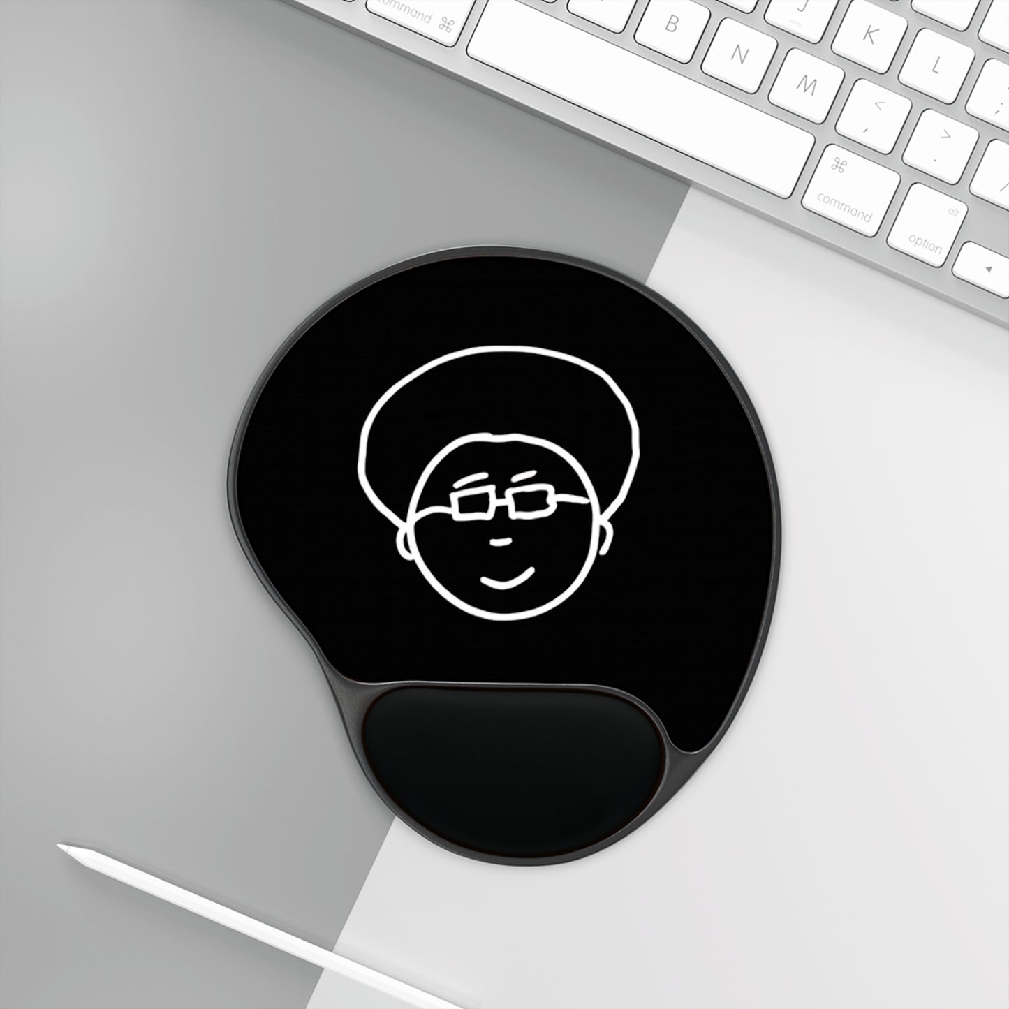 A-F-R-O LOGO - Mouse Pad with Wrist Rest