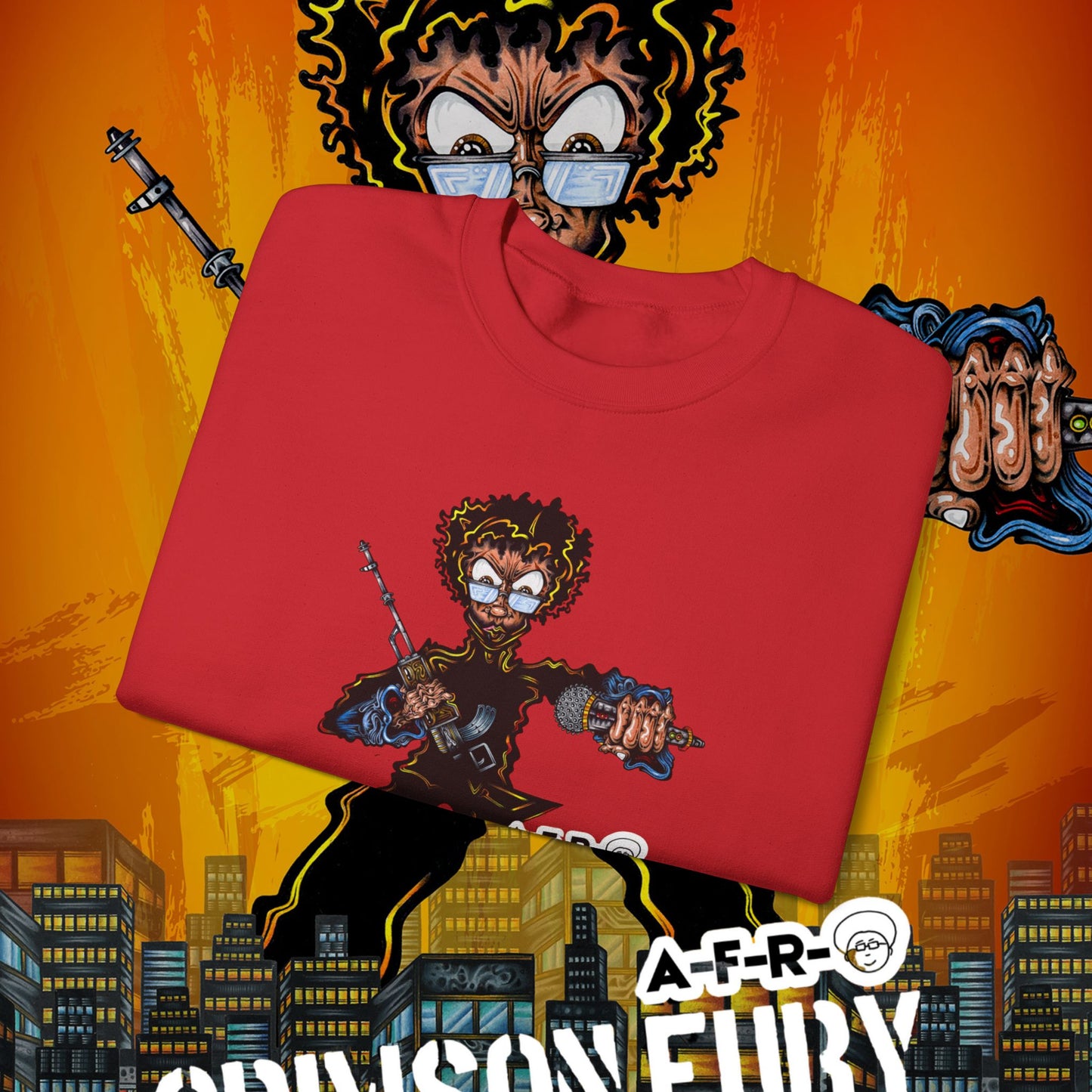 Crimson Fury - Crewneck