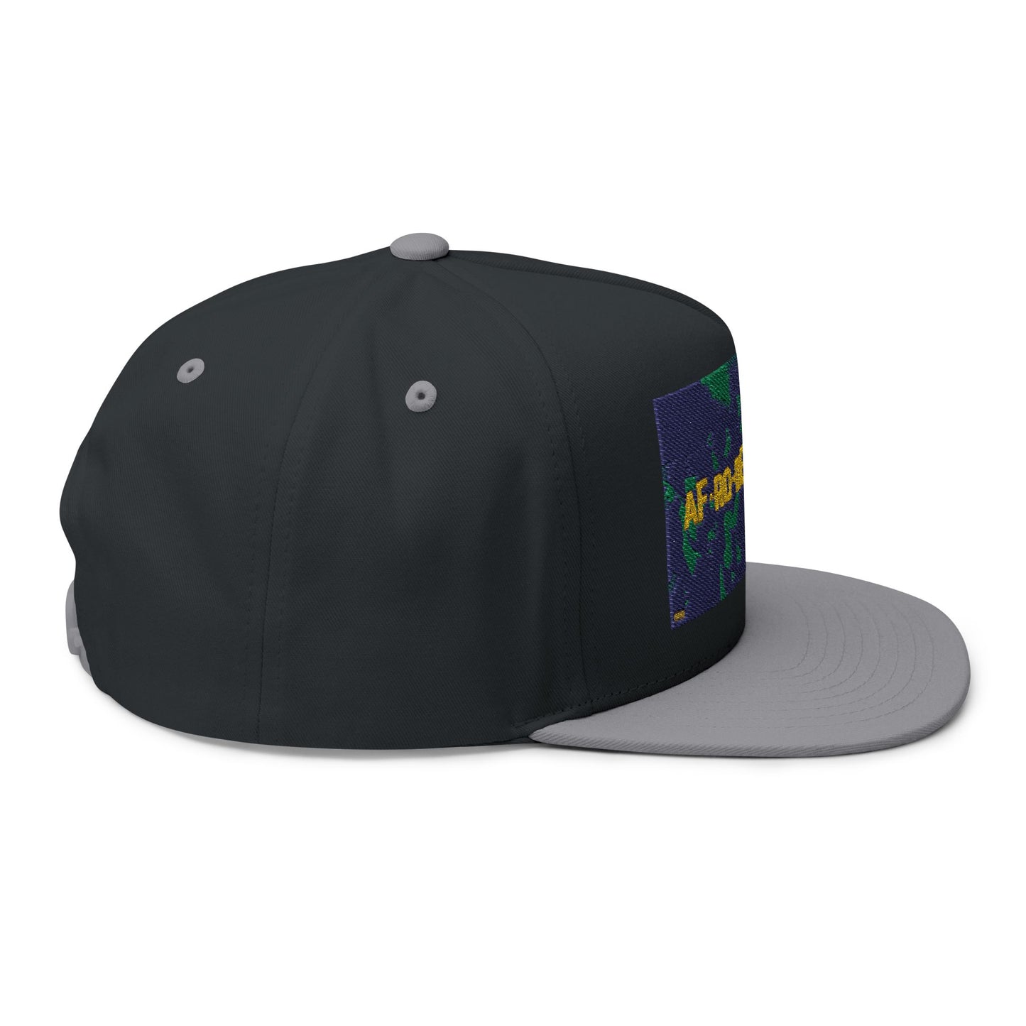 AFRODEEZEAK 3 - Embroidered Flat Bill Cap