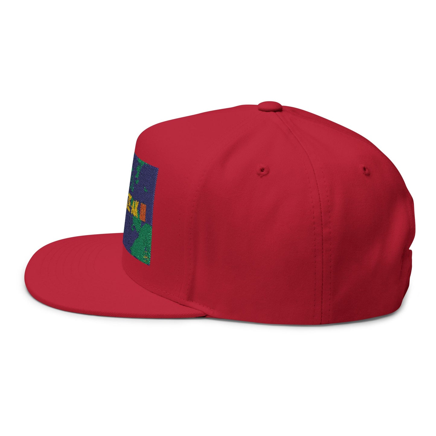 AFRODEEZEAK 3 - Embroidered Flat Bill Cap
