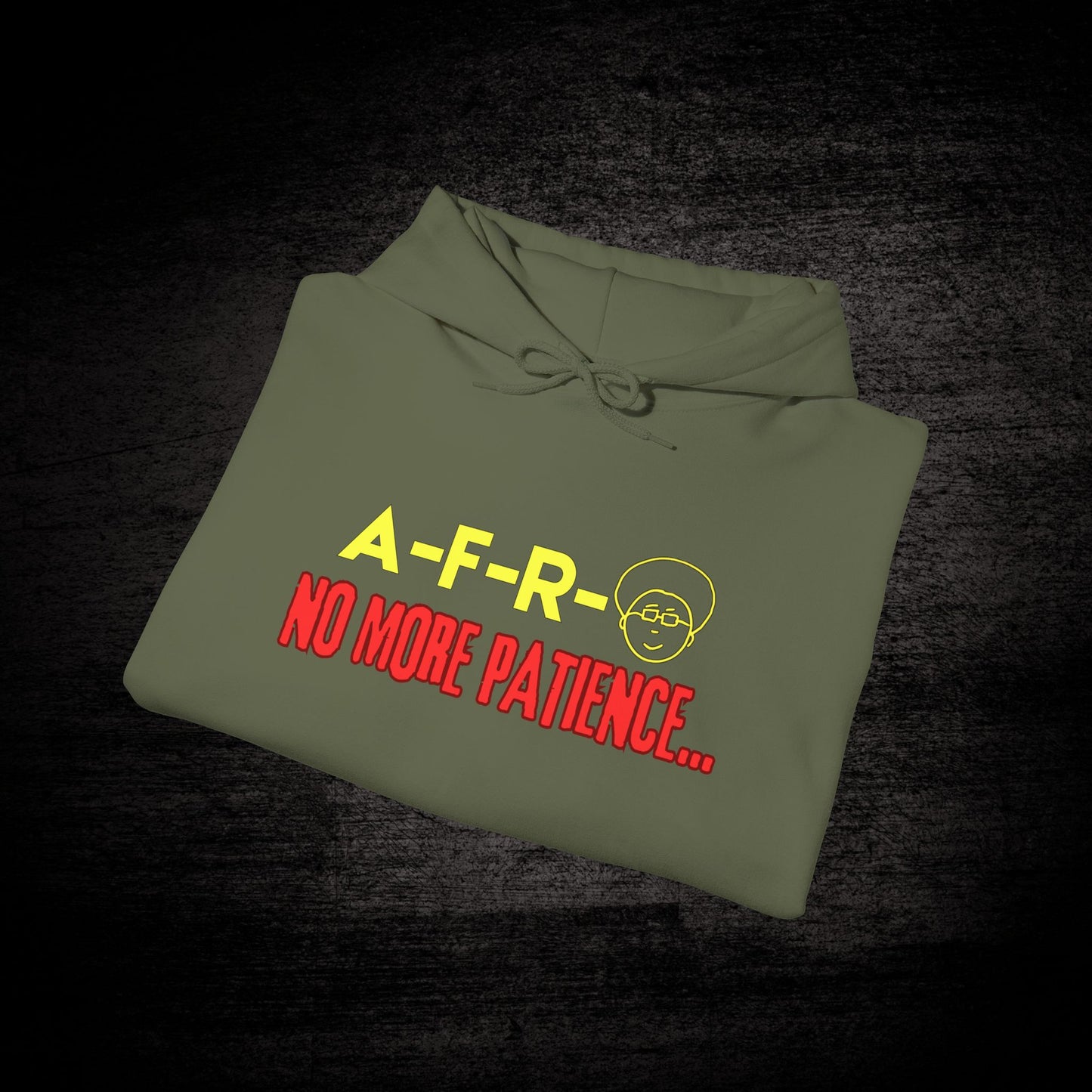 Official "No More Patience Font" Hoodie