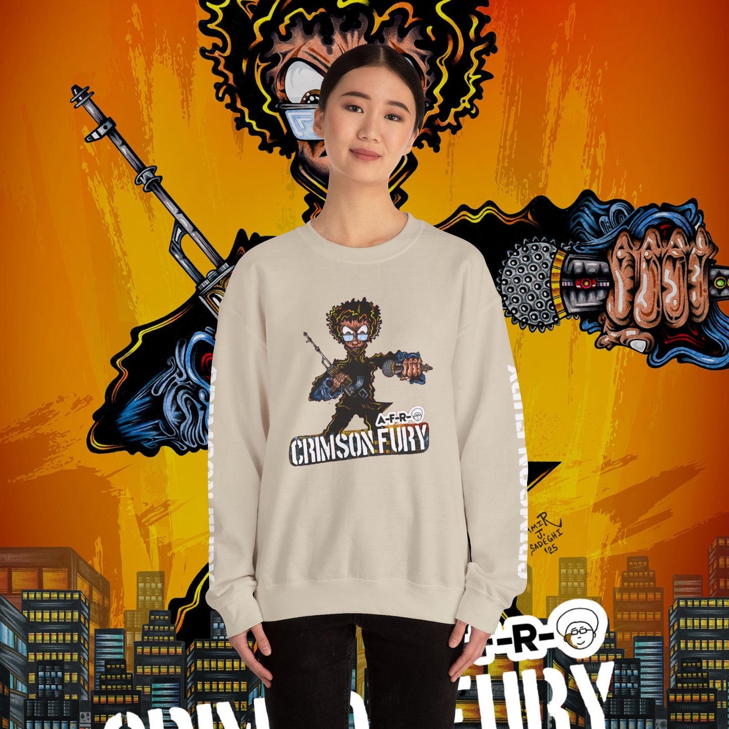 Crimson Fury - Crewneck
