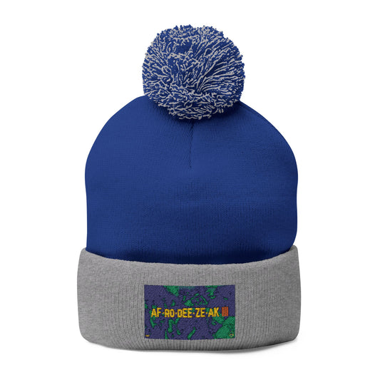 AFRODEEZEAK 3 - Pom-Pom Knit Cap