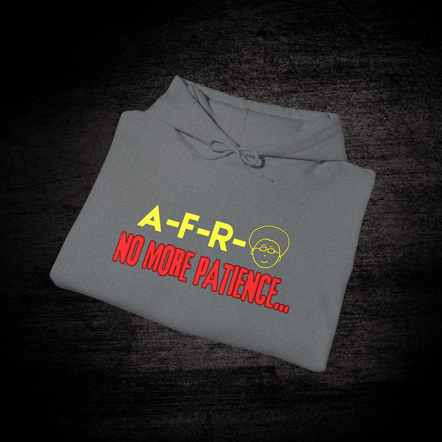 Official "No More Patience Font" Hoodie