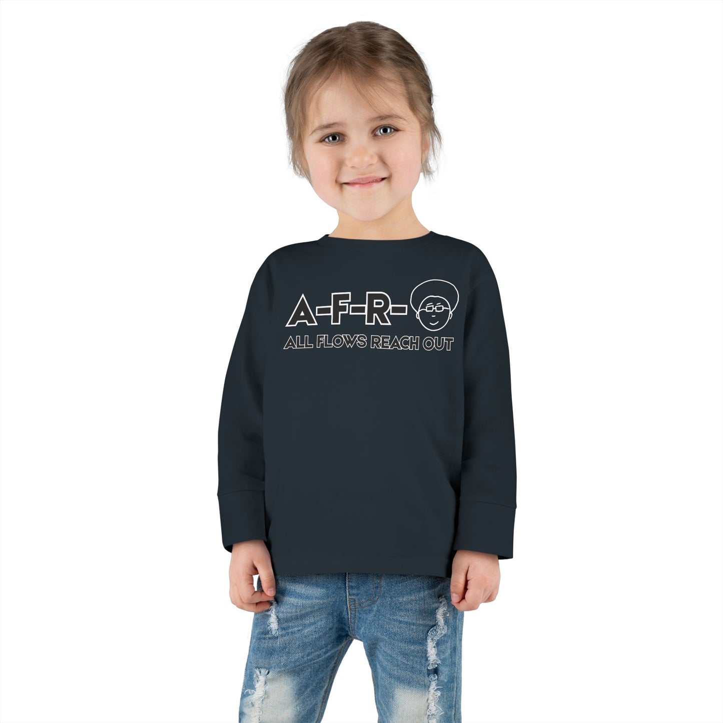 All Flows Reach Out - Toddler Long Sleeve Tee