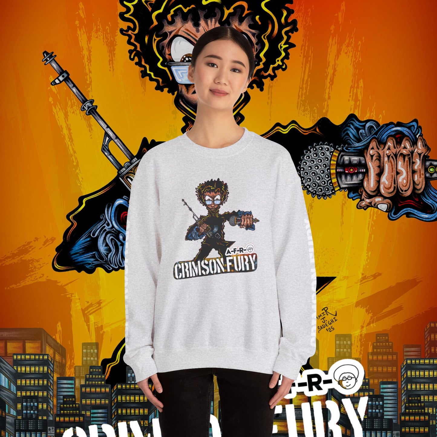 Crimson Fury - Crewneck