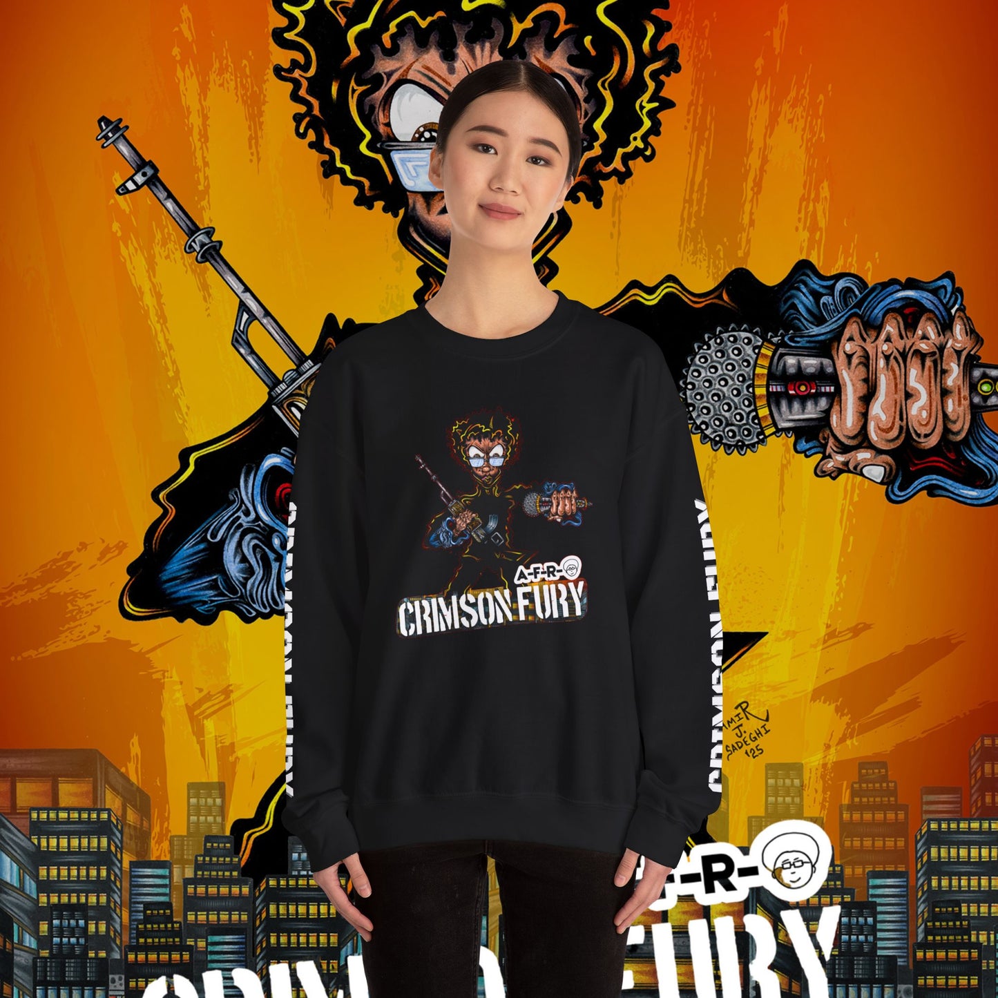 Crimson Fury - Crewneck