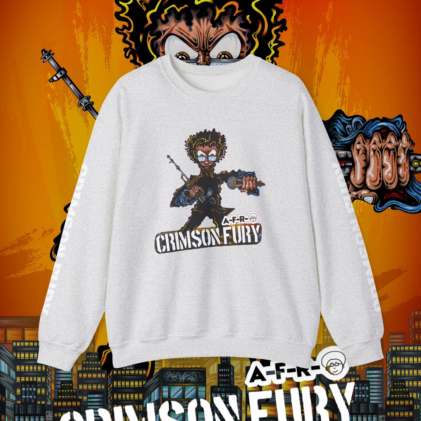 Crimson Fury - Crewneck