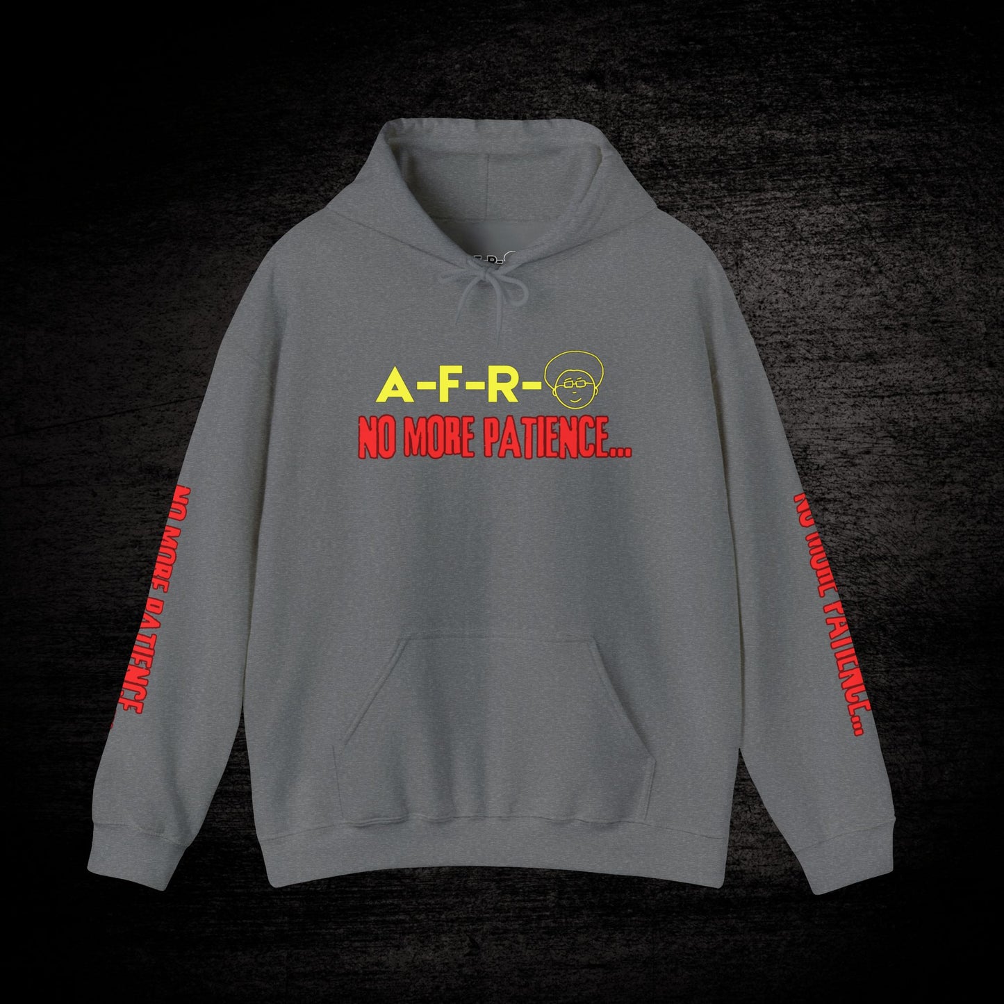 Official "No More Patience Font" Hoodie