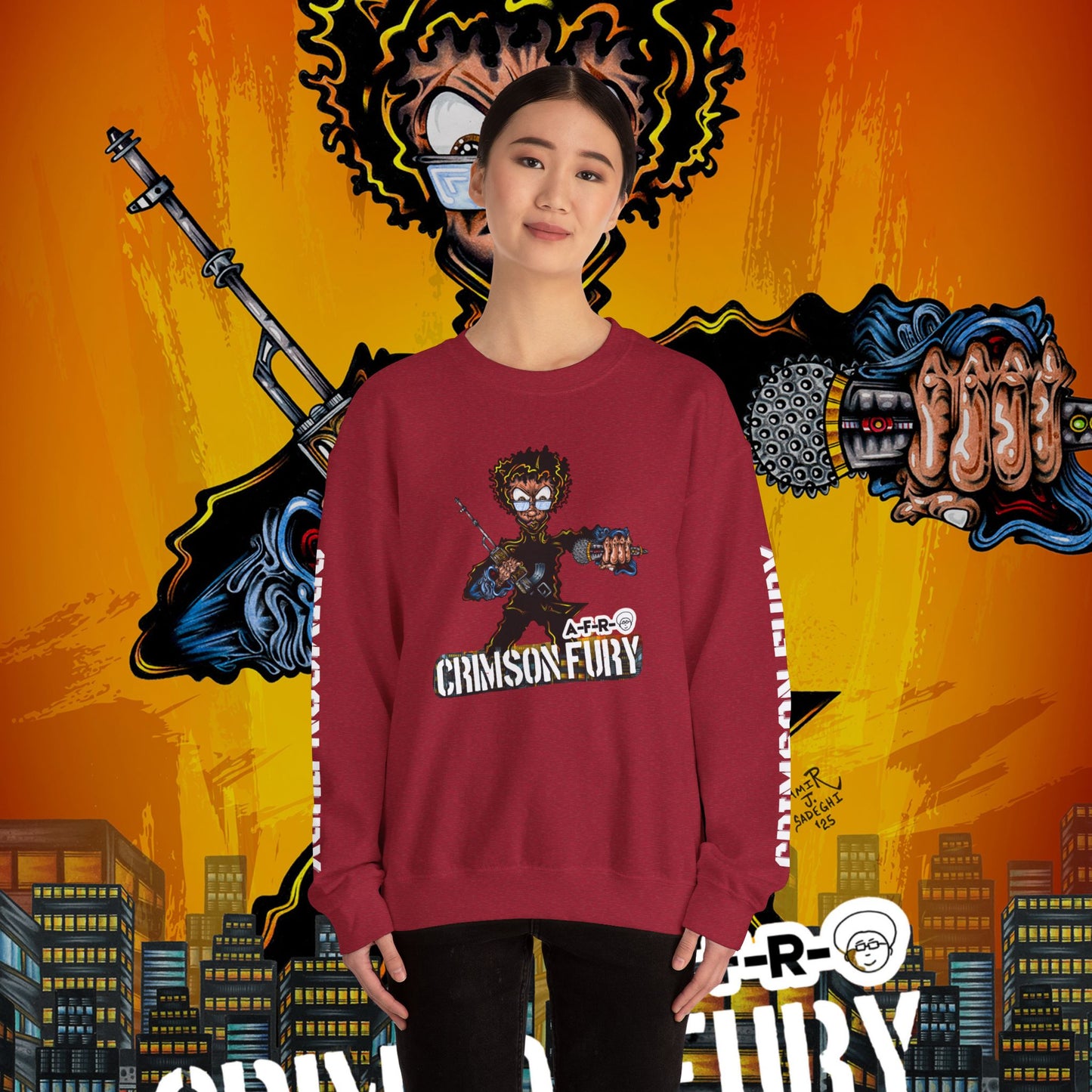 Crimson Fury - Crewneck