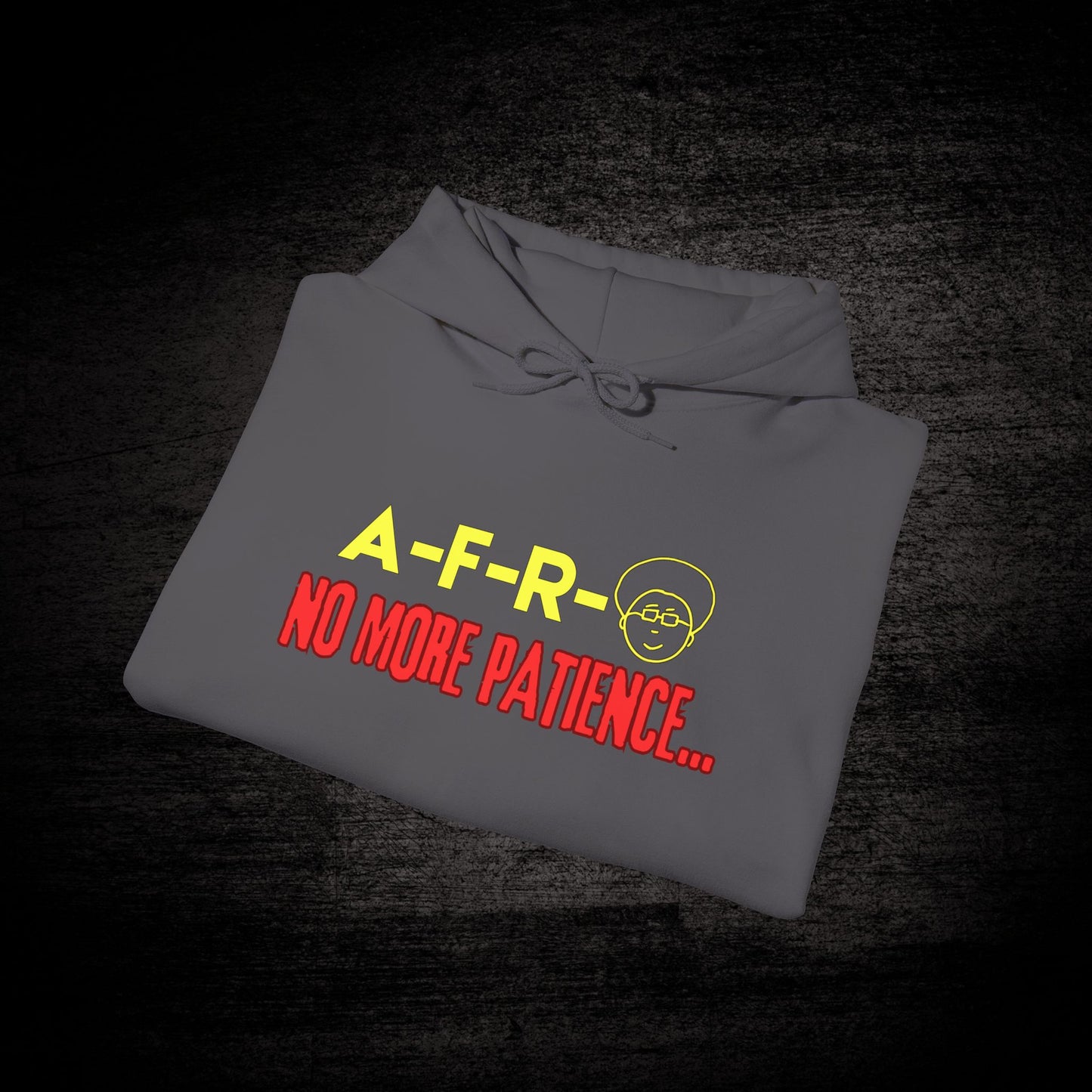 Official "No More Patience Font" Hoodie