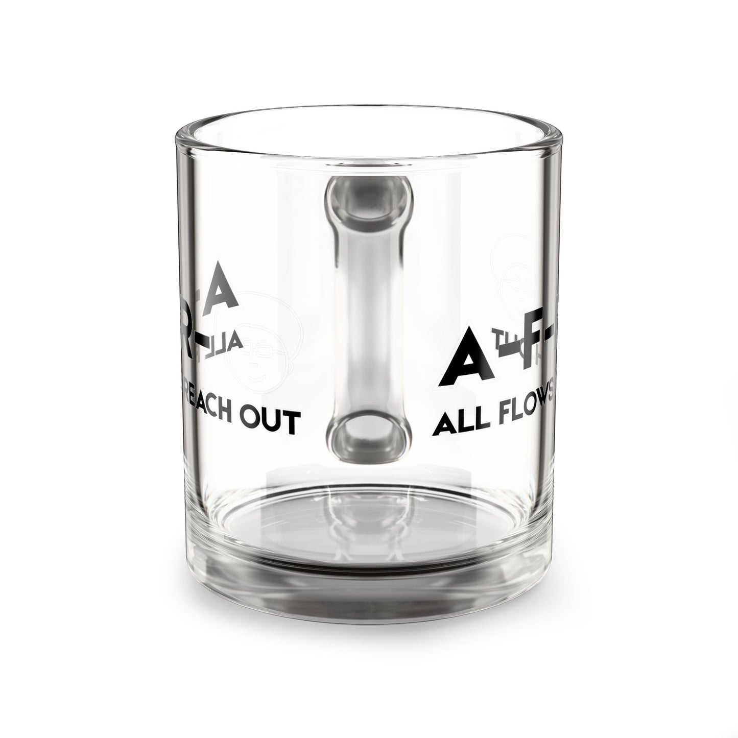 All Flows Reach Out - Glass Mug
