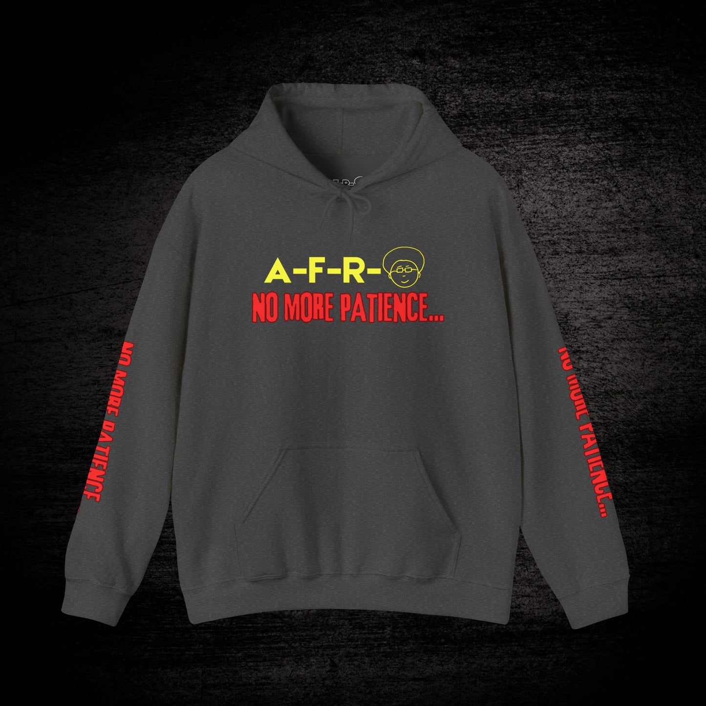 Official "No More Patience Font" Hoodie