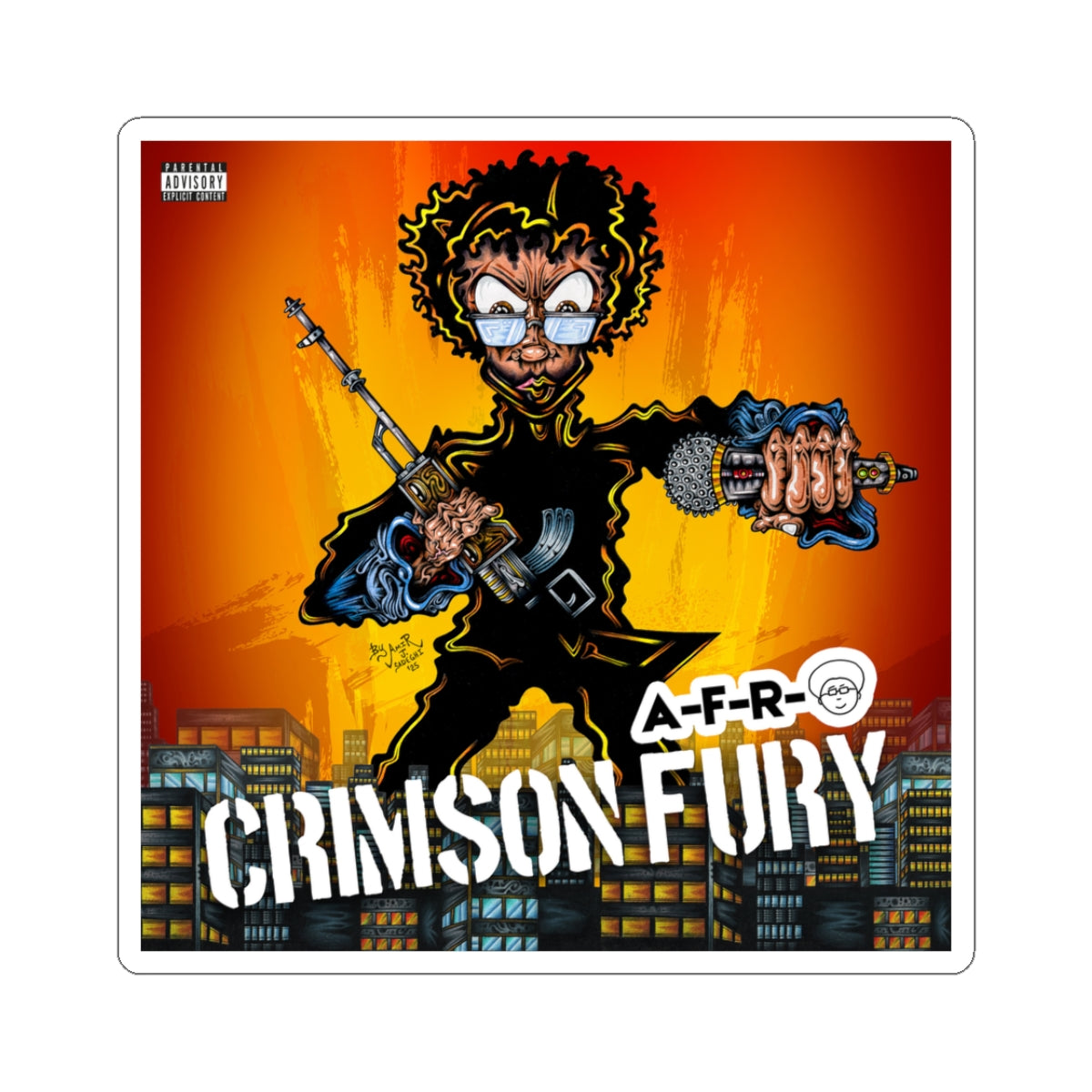 Crimson Fury EP - Sticker [Limited Edition]