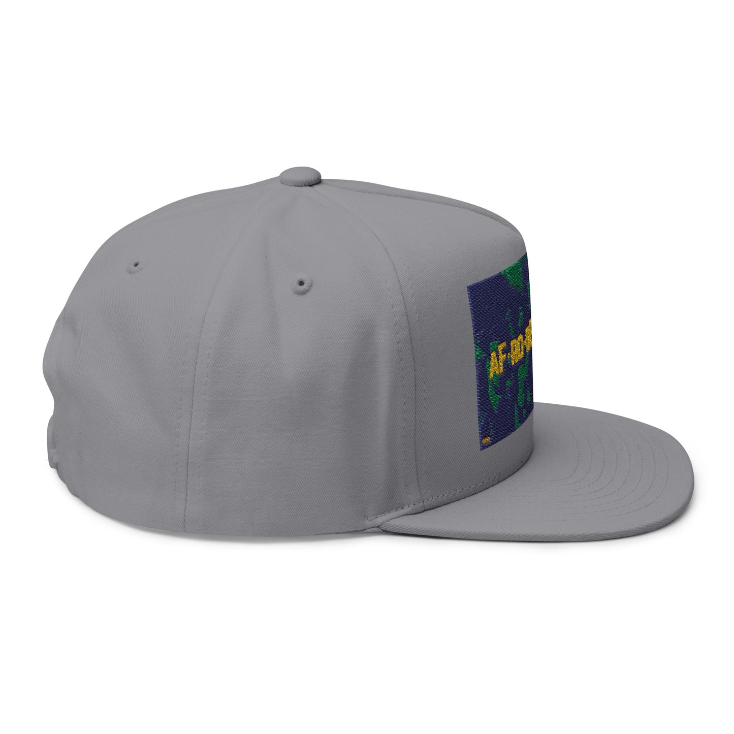 AFRODEEZEAK 3 - Embroidered Flat Bill Cap
