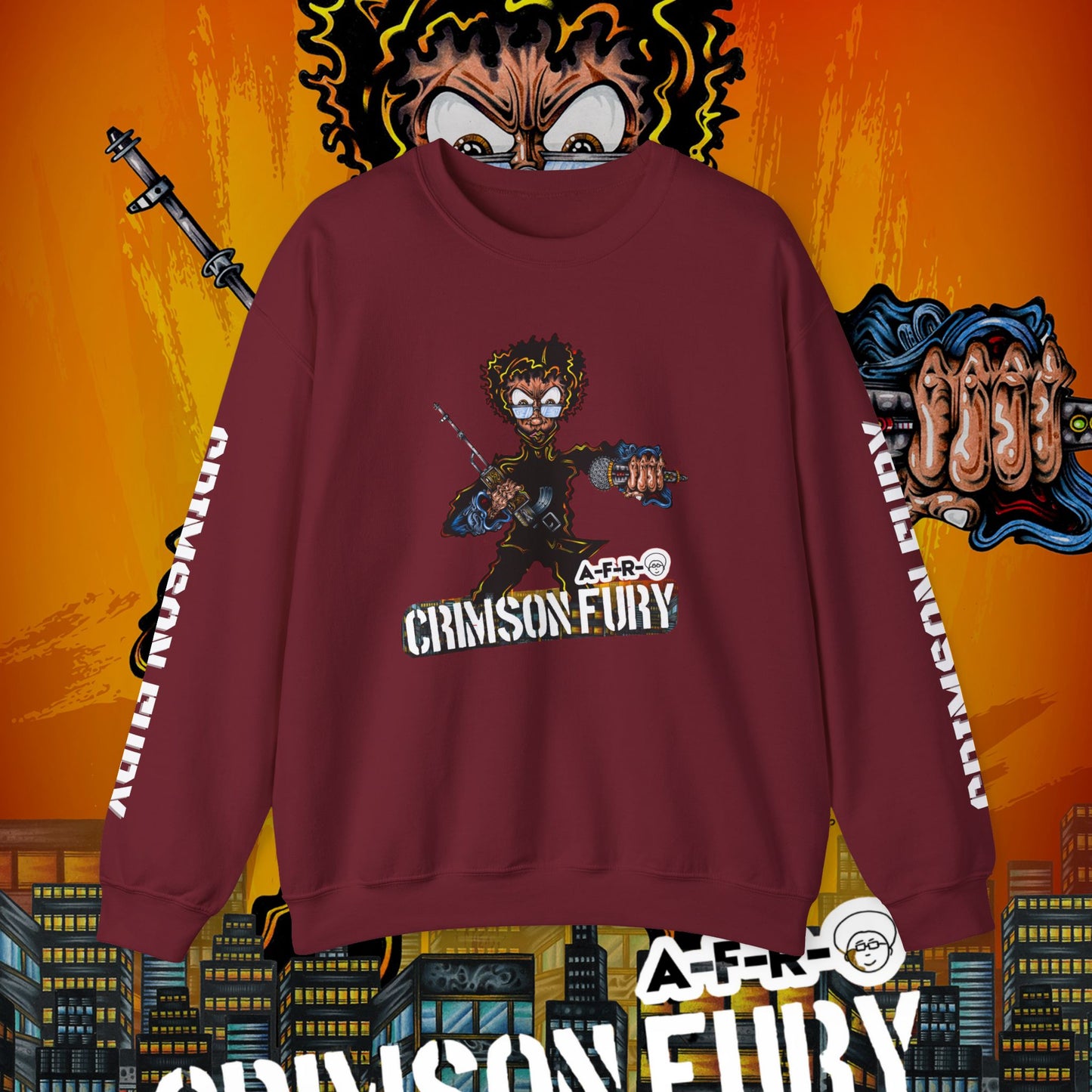 Crimson Fury - Crewneck