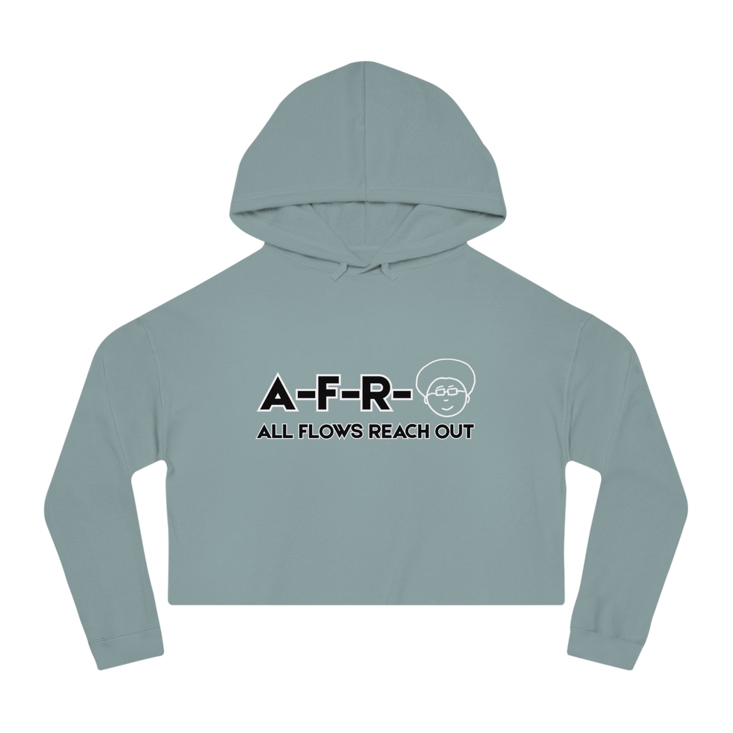 A-F-R-O LOGO - Cropped Hoodie