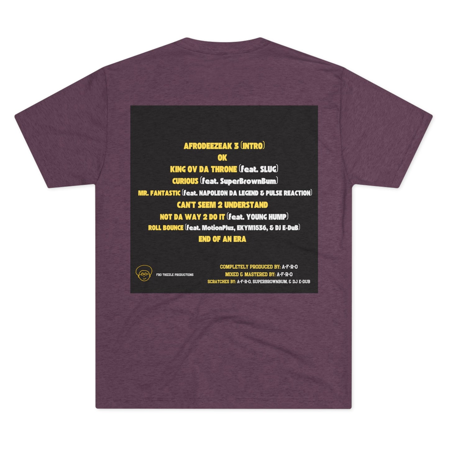 AFRODEEZEAK 3 - Unisex Tri-Blend Tee
