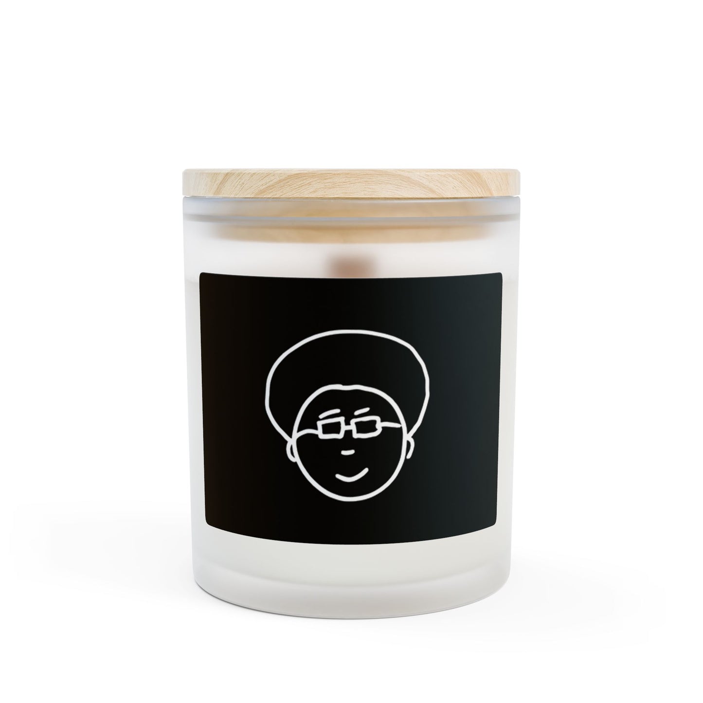 Frosted Glass Candle with Unique Design, Modern Home Decor, Gift for Candle Lovers, Aromatherapy, Relaxation
