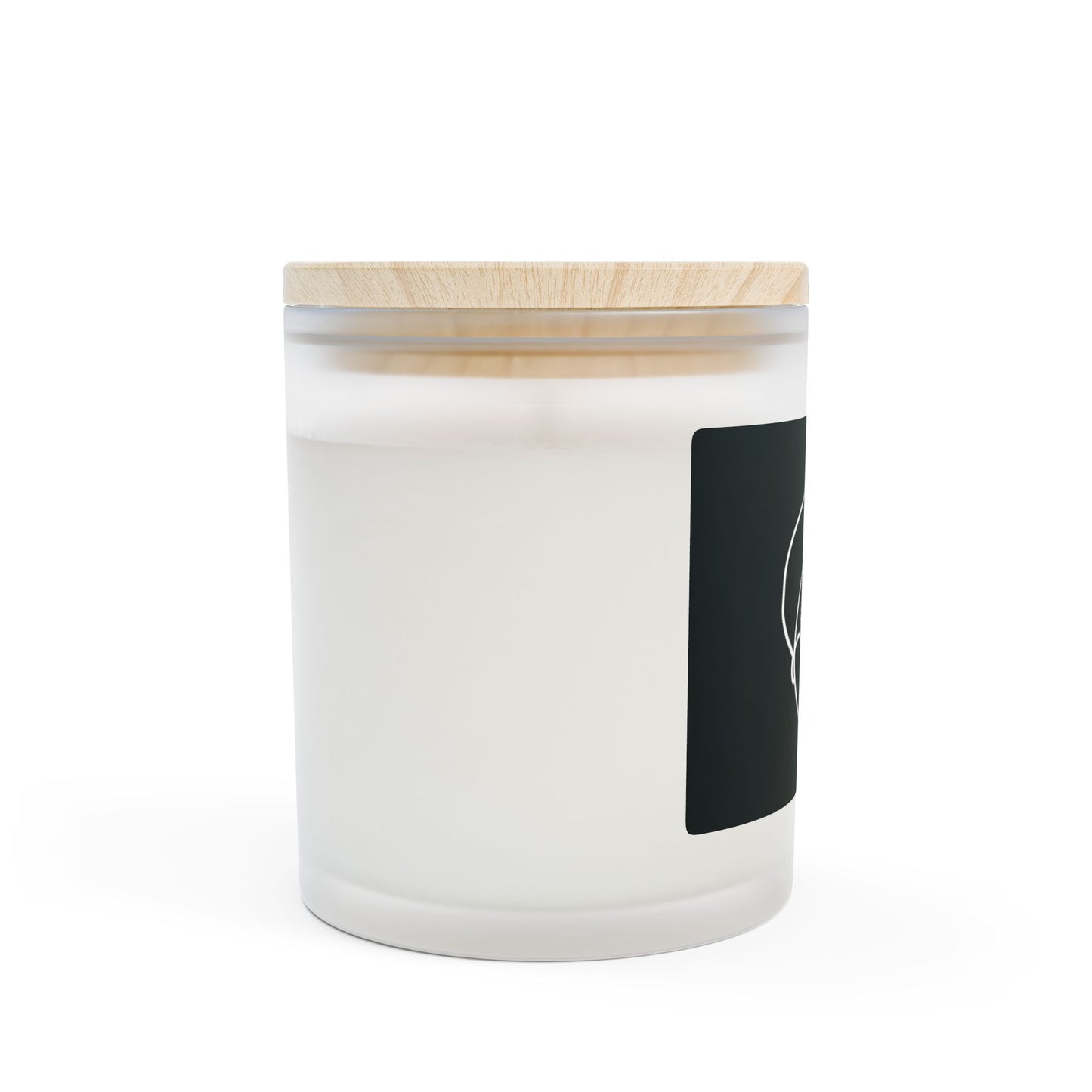 Frosted Glass Candle with Unique Design, Modern Home Decor, Gift for Candle Lovers, Aromatherapy, Relaxation