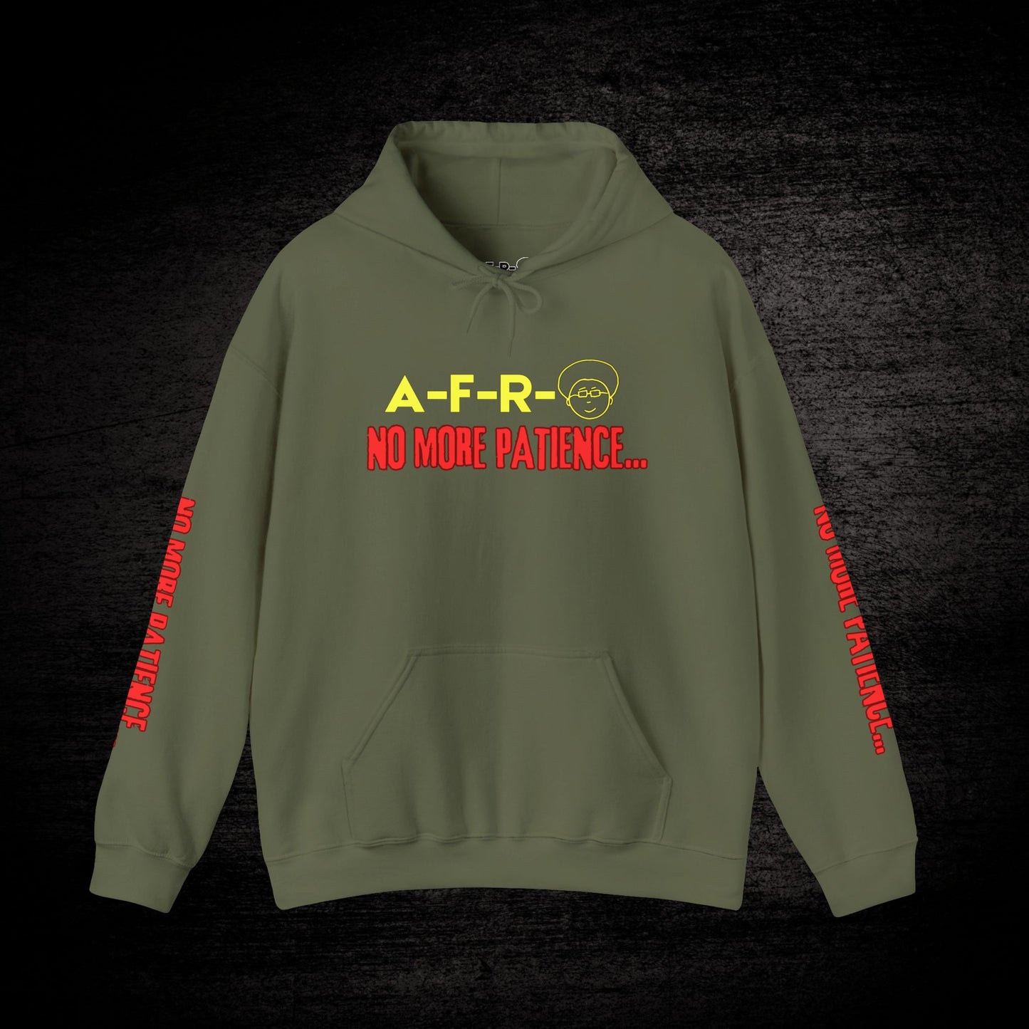 Official "No More Patience Font" Hoodie