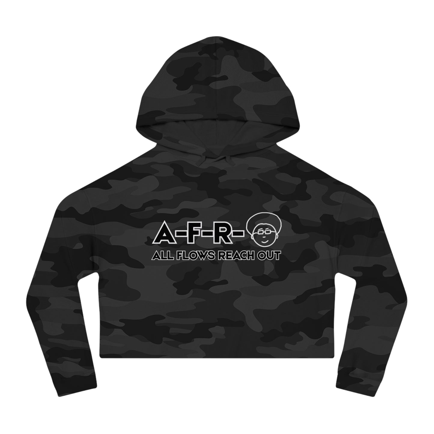 A-F-R-O LOGO - Cropped Hoodie