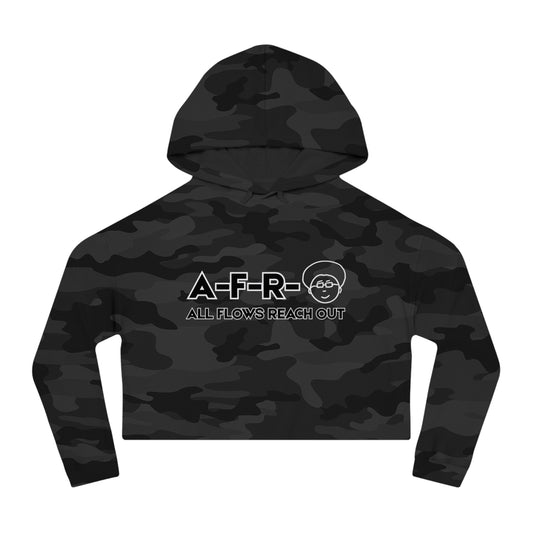 A-F-R-O LOGO - Cropped Hoodie