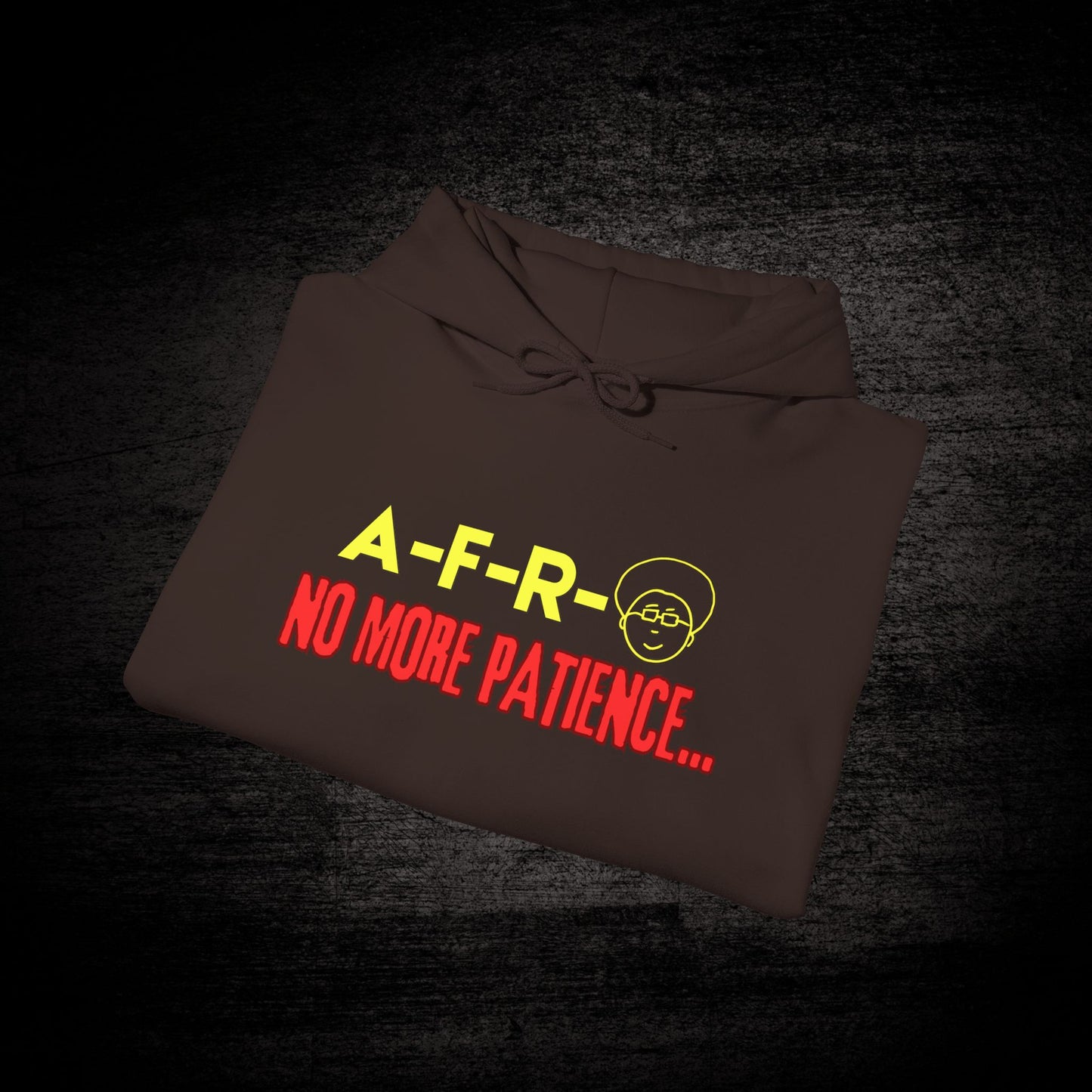 Official "No More Patience Font" Hoodie