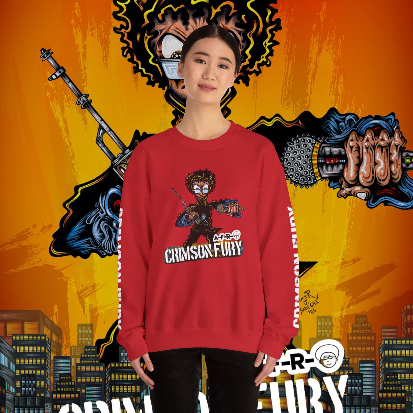 Crimson Fury - Crewneck