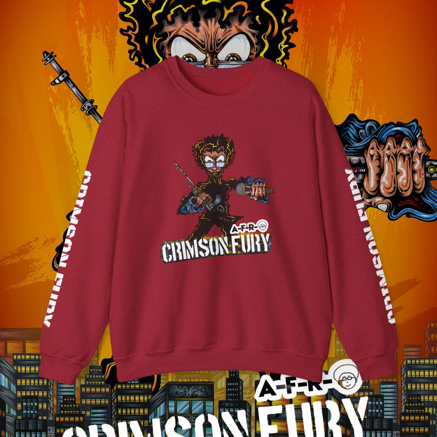 Crimson Fury - Crewneck