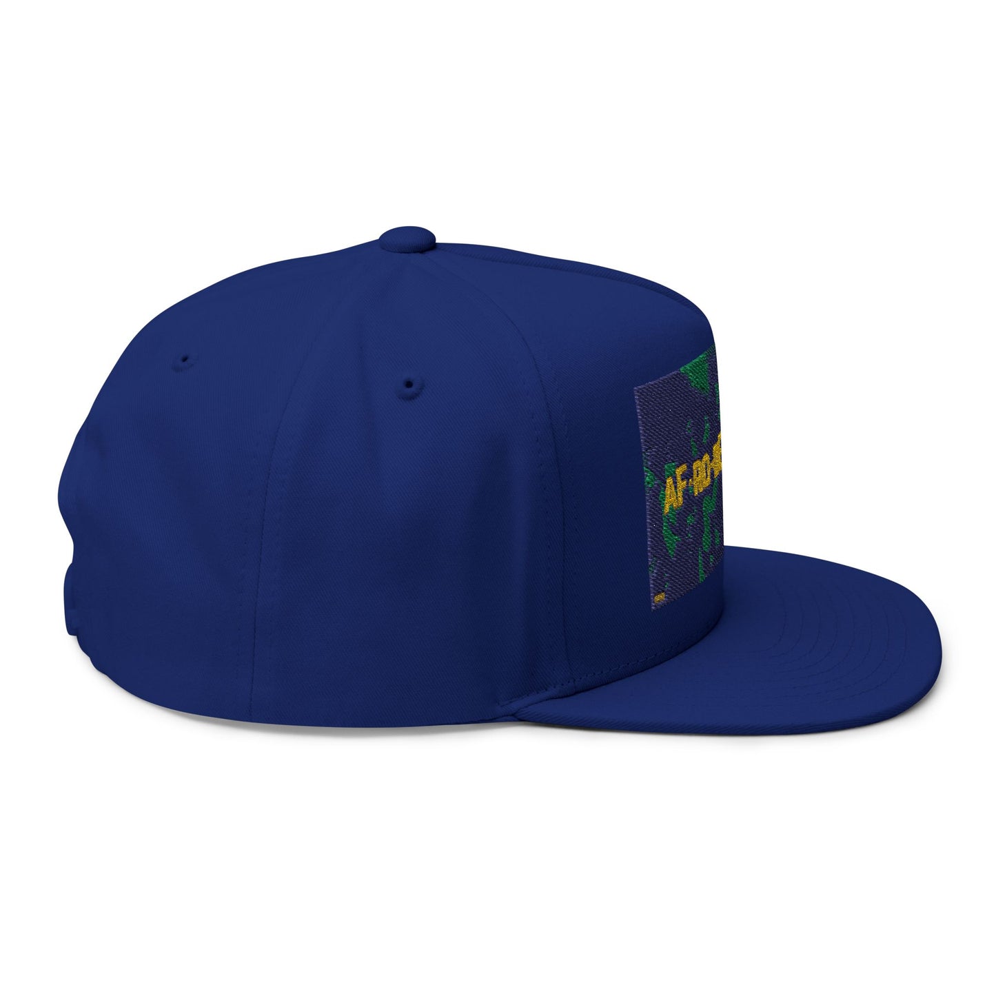AFRODEEZEAK 3 - Embroidered Flat Bill Cap