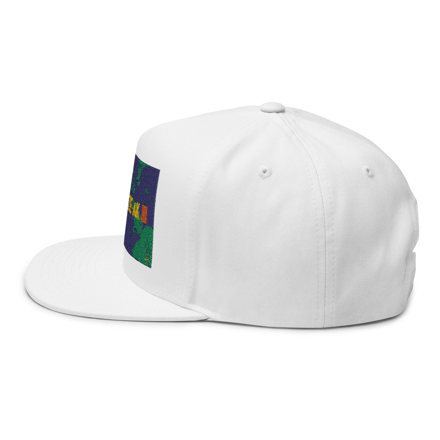 AFRODEEZEAK 3 - Embroidered Flat Bill Cap