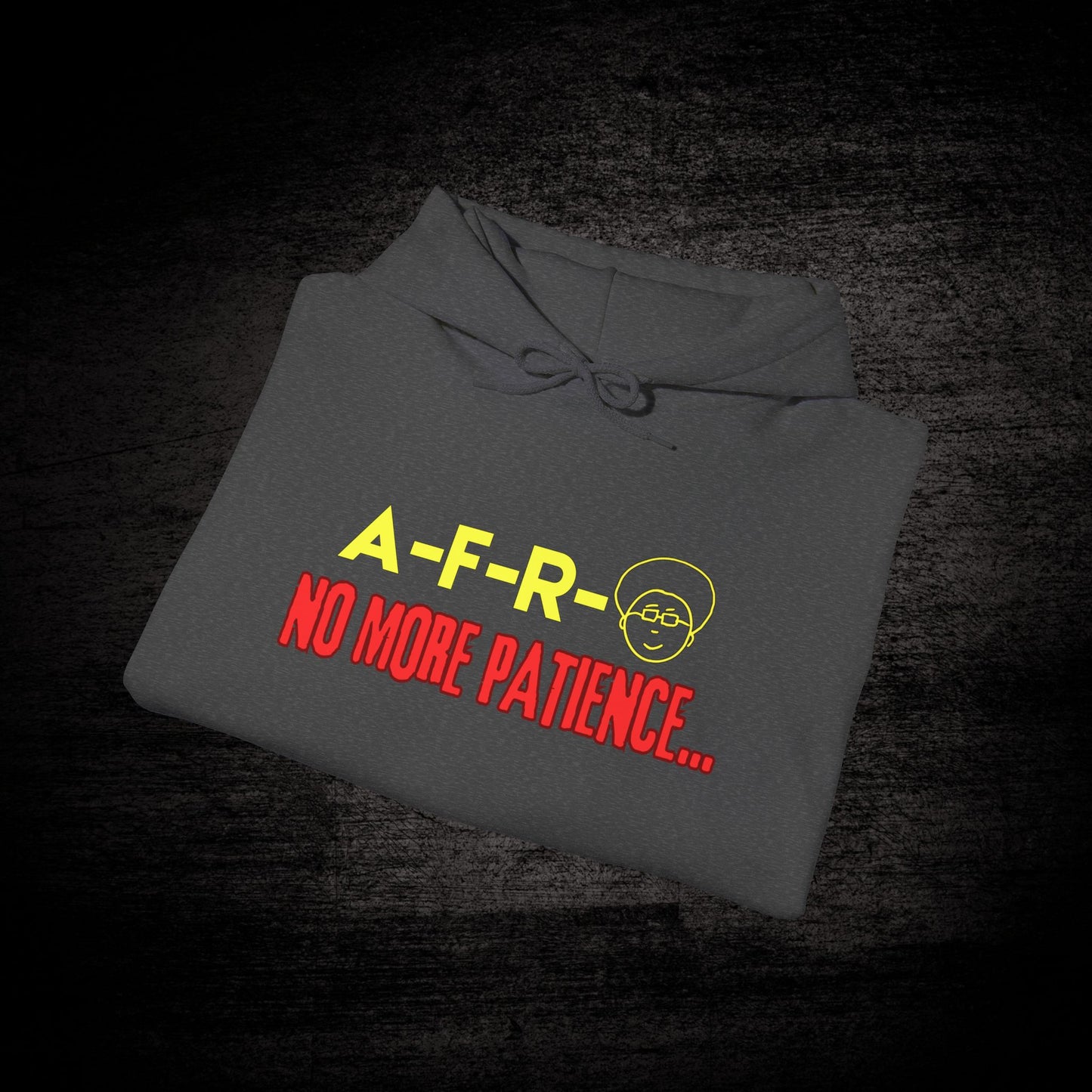 Official "No More Patience Font" Hoodie