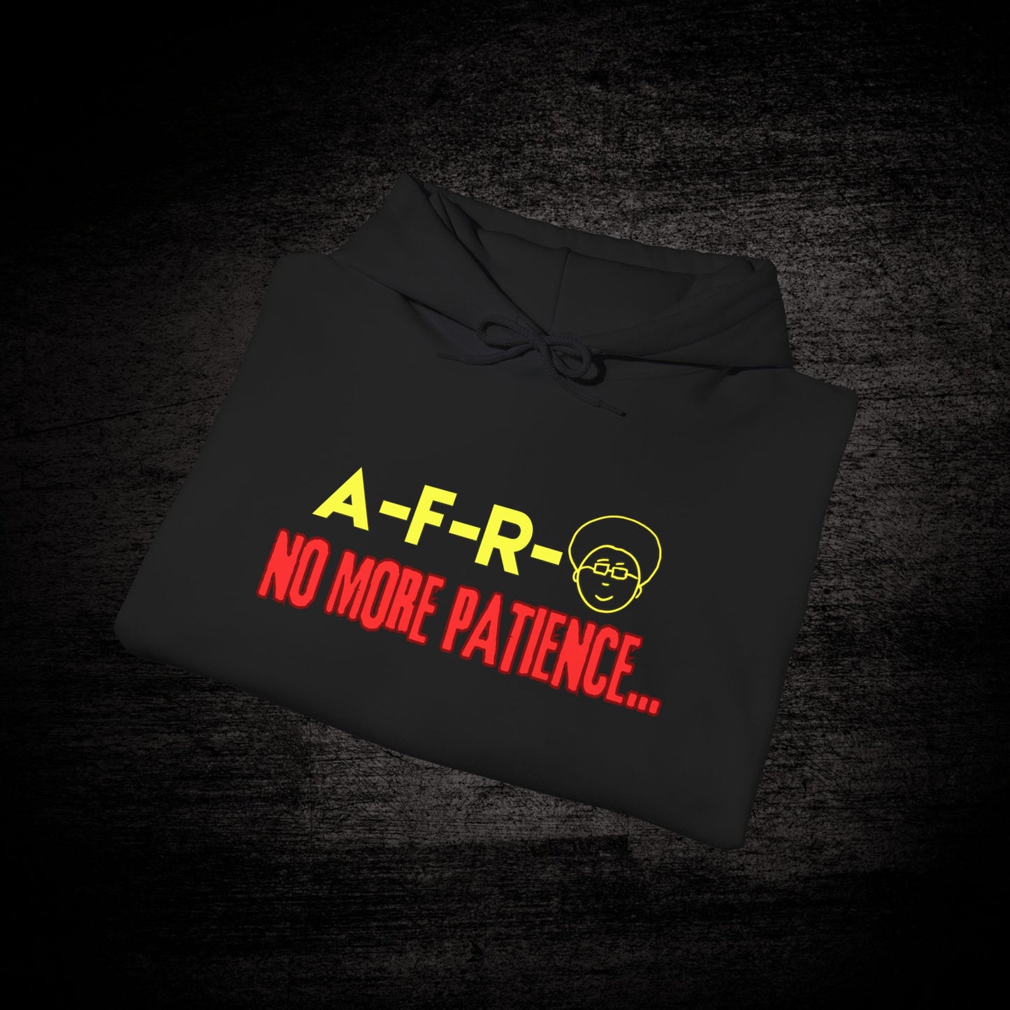 Official "No More Patience Font" Hoodie