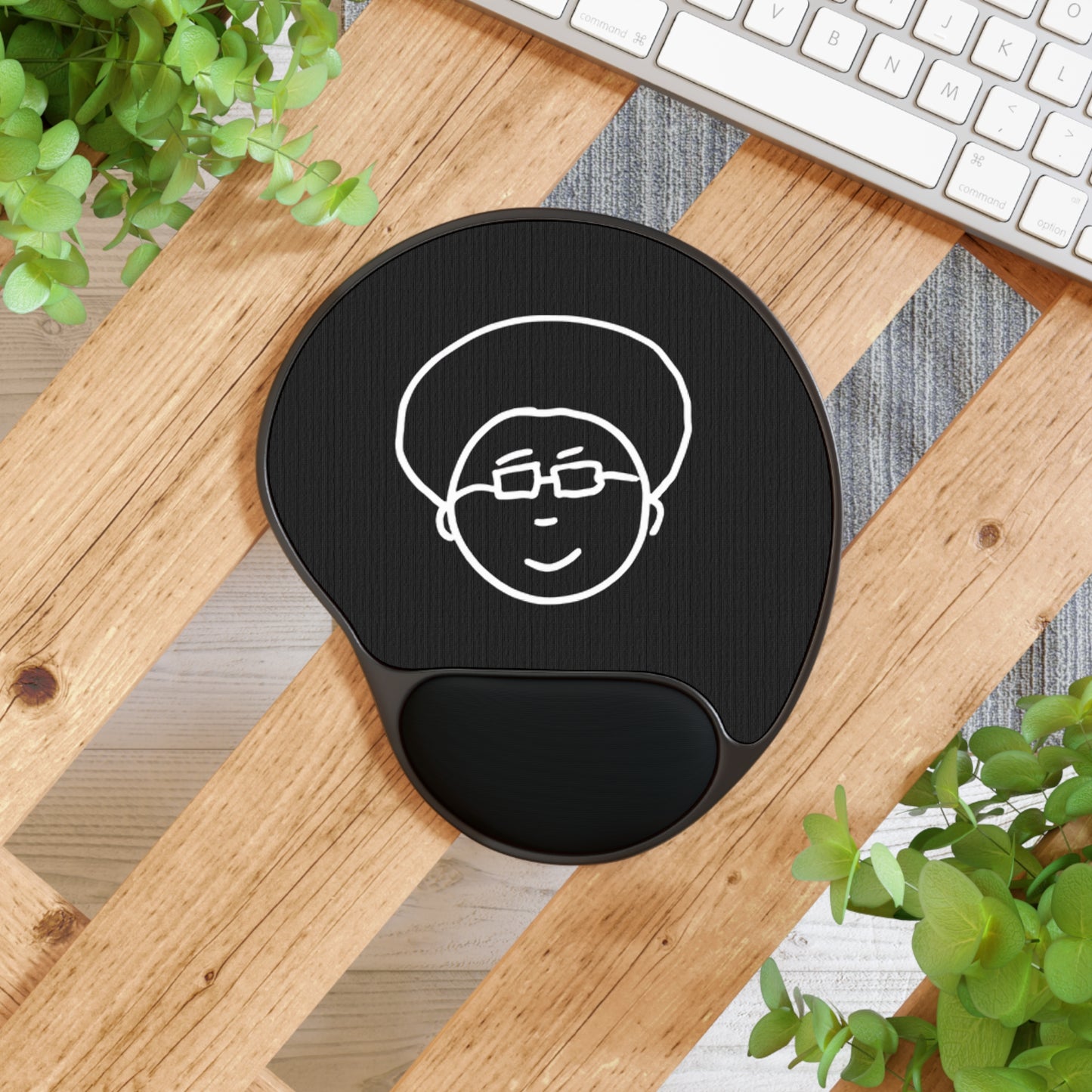 A-F-R-O LOGO - Mouse Pad with Wrist Rest