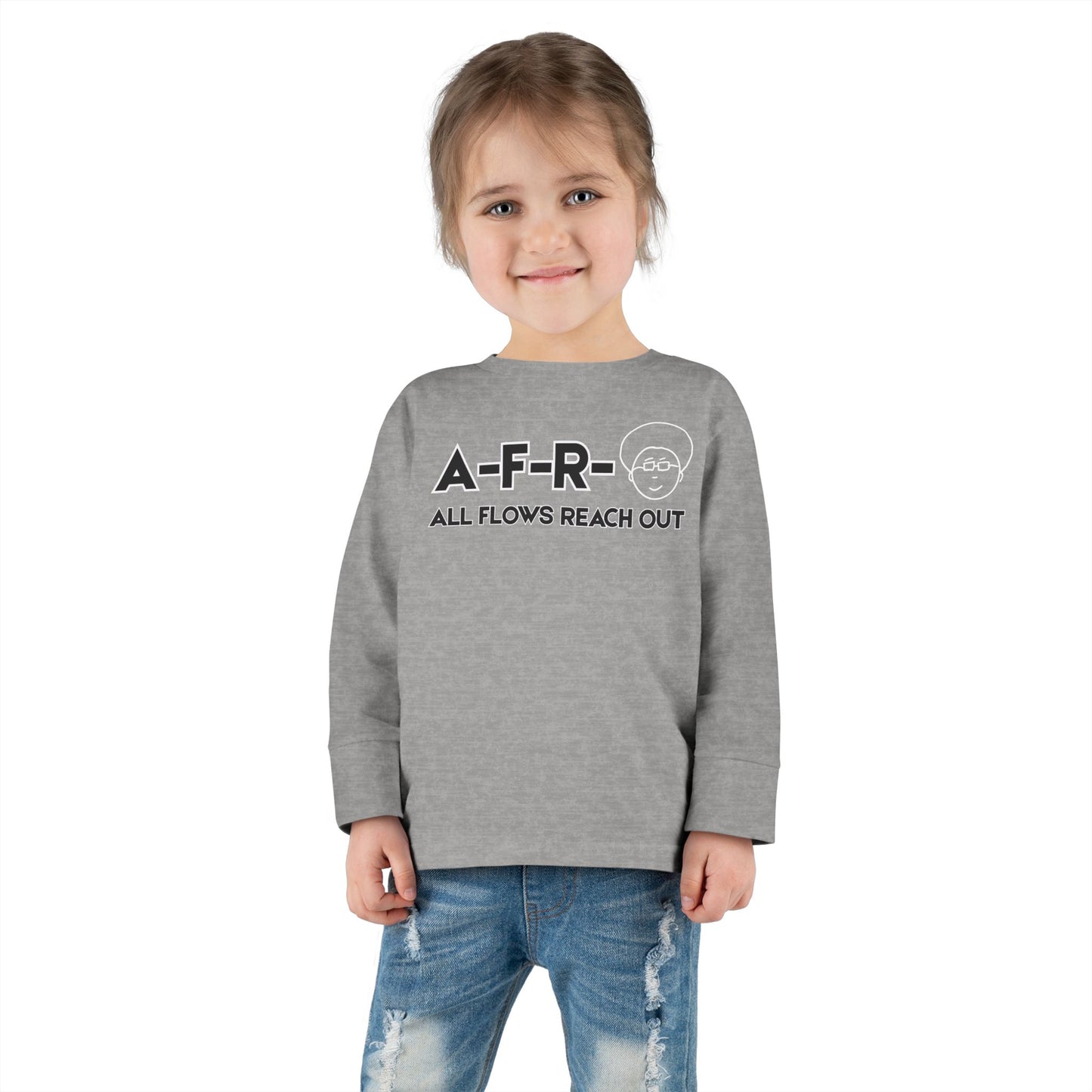 All Flows Reach Out - Toddler Long Sleeve Tee