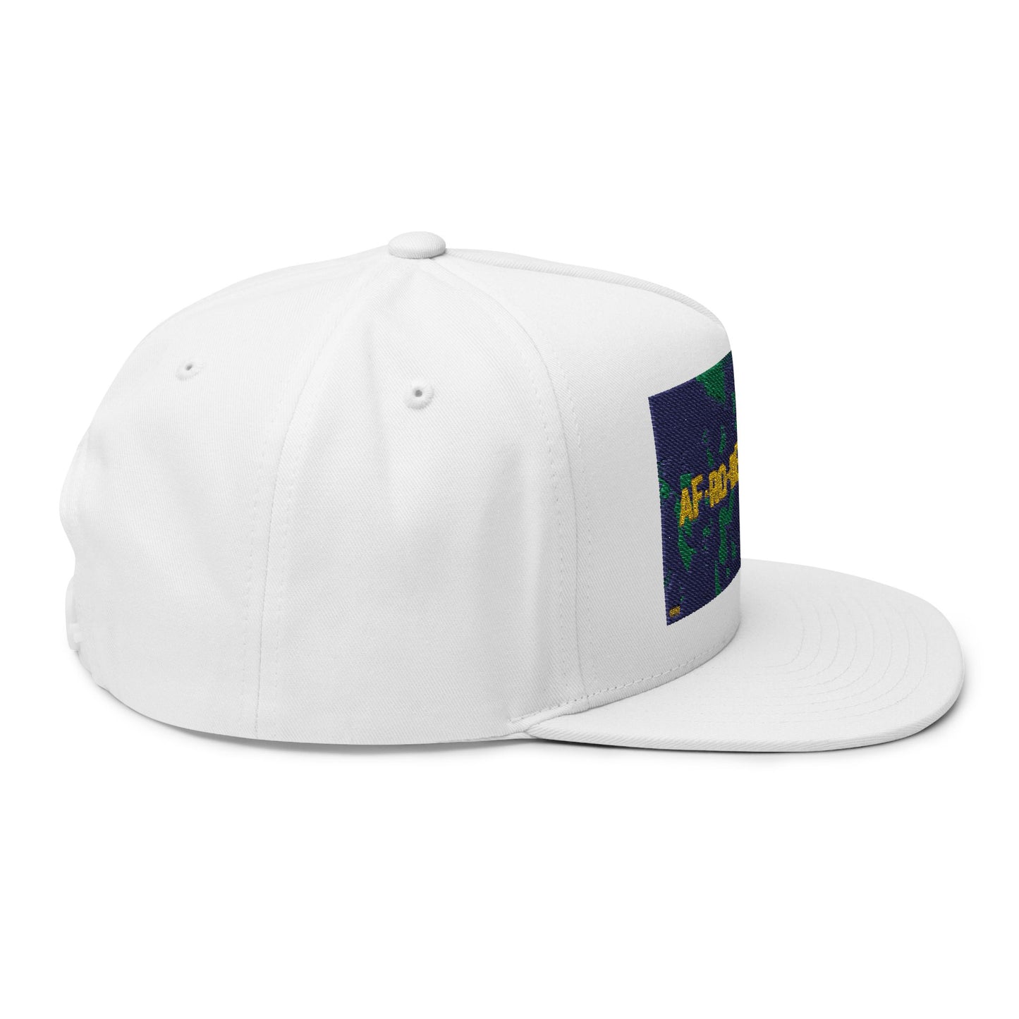 AFRODEEZEAK 3 - Embroidered Flat Bill Cap
