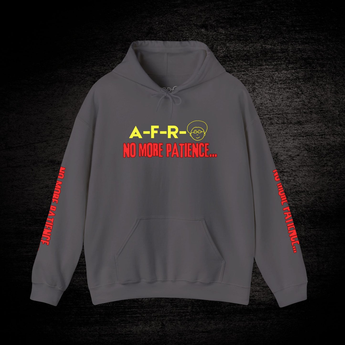 Official "No More Patience Font" Hoodie