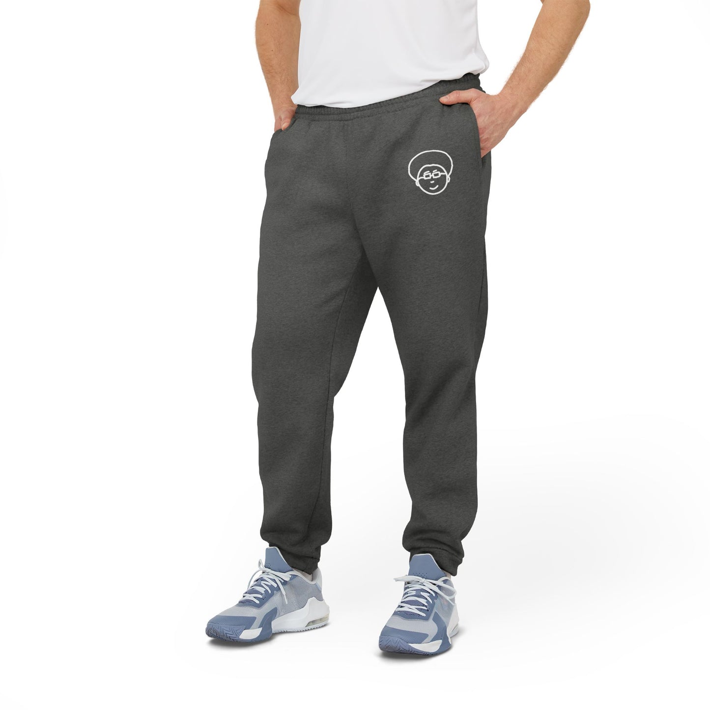 A-F-R-O LOGO - Cozy Unisex Joggers with Adidas Logo