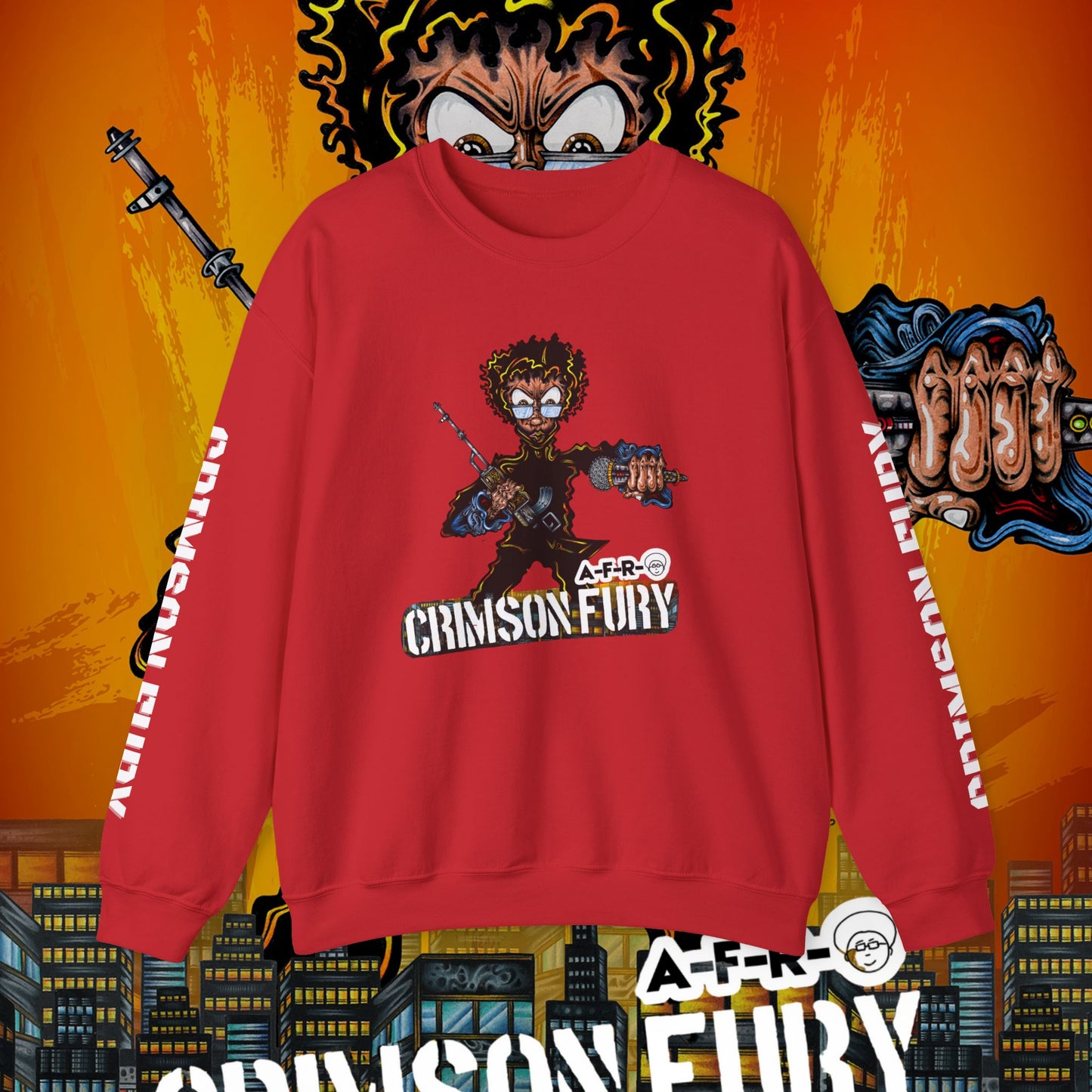 Crimson Fury - Crewneck